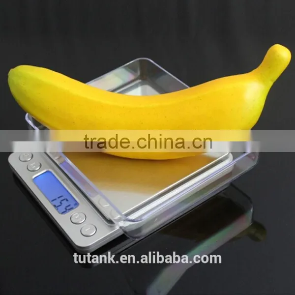 1000g x 0.1g Stainless Digital Pocket Scale Kitchen Scale Jewelry Weight Balance photo-2