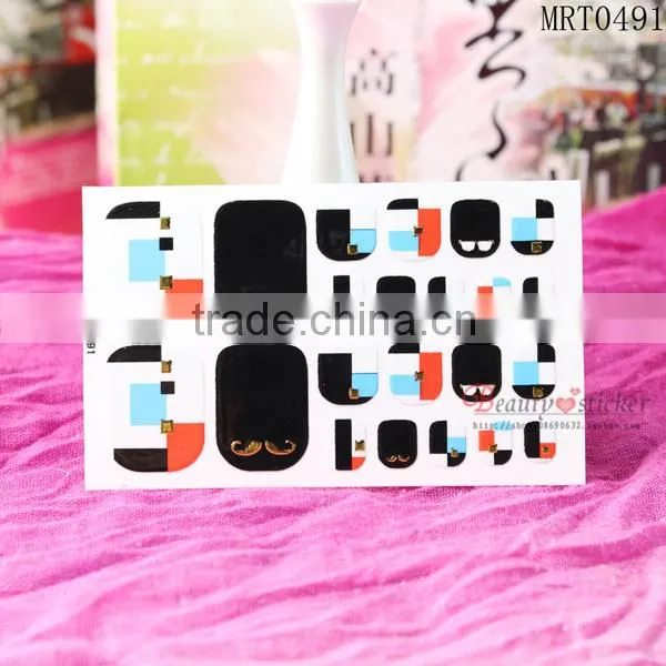 Beauty Sticker GMP Popular Flower Design Nail Decal Sticker,toe Nail Sticker photo-3