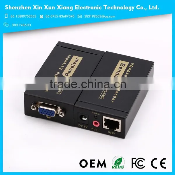 100m UTP Vga Extender, Vga Extension up to 100m CAT6 VGA Extender Quality Choice