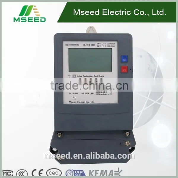 high quality DTS(X)3666/ DSS(X)3666 Three Phase multi-function active electric energy meter made in china