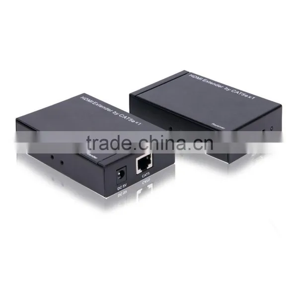 New Premium 1080p Extension Cable With HDMI Extender Adapter Over 1 Single UTP Cable Support 50M photo-3
