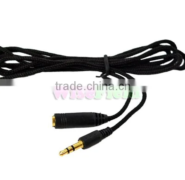 150cm 1.5m 3.5mm Jack Male to Female Aux Cable Cord Stereo Audio for PC IPod MP3 photo-6