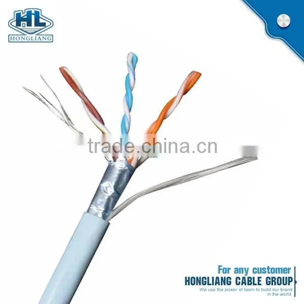 Copper Clad Steel Conductor PVC Insulation 8x5x0.10mm Cat5 Cat5e Cat6 Network Cable photo-2