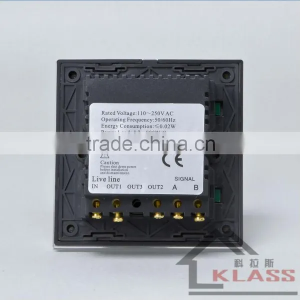 Modern 2 Gang Remote Sensitive Dimmer Light Switch Made in China photo-4