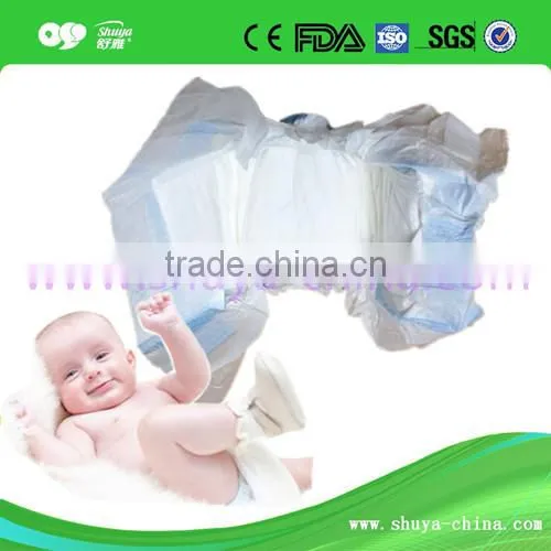 SAP & Fulf Pulp Super Absorbent Wholesale Baby Diapers photo-2