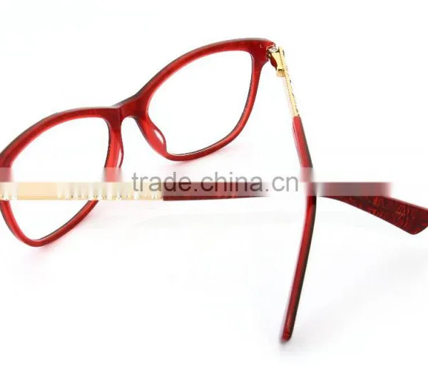 G3760 Red Tortoise Acetate Diamond Famous Brands Glasses photo-6