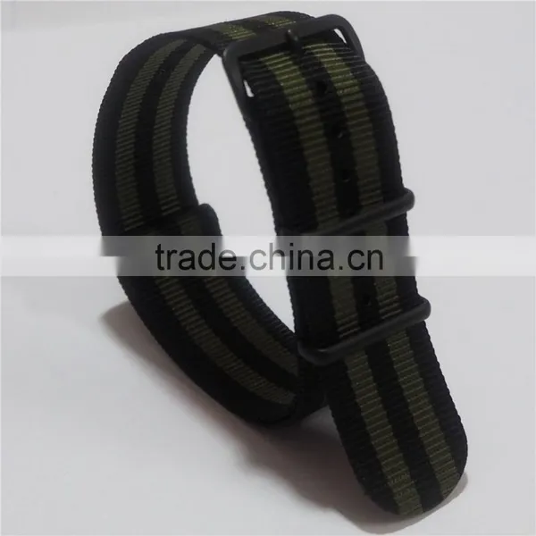 Military 4 Rings PVD Black Handmade Nato Watch Straps photo-5