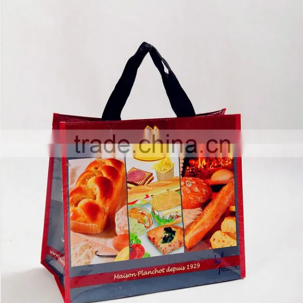 Wenzhou High Quality pp Woven Mini Tote Bag, Food Delivery Bags,beautiful Document Bag photo-3
