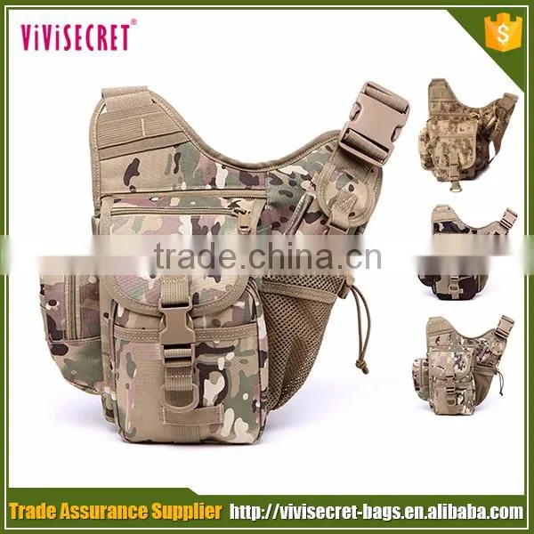 High Quality Durable Outdoor Cross Body Military Army Tactical Motorcycle Saddle Bag for Men photo-6