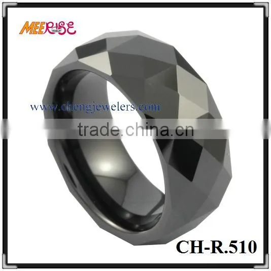 Fashional Women Black Ceramic Ring for Unisex photo-2