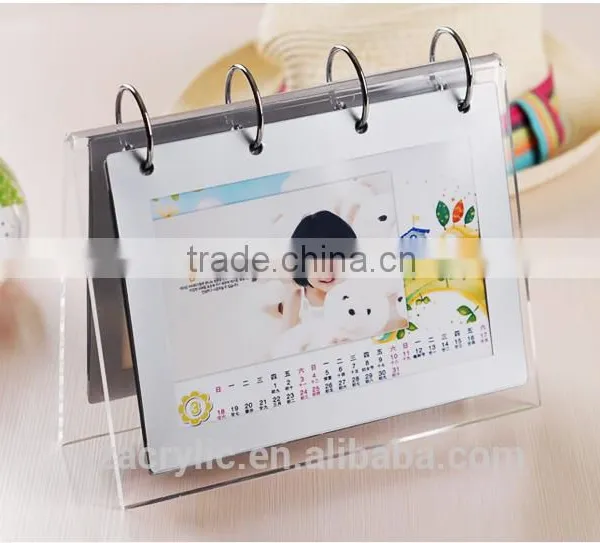 Plastic Desk Calendar Holder in Acrylic Material photo-3
