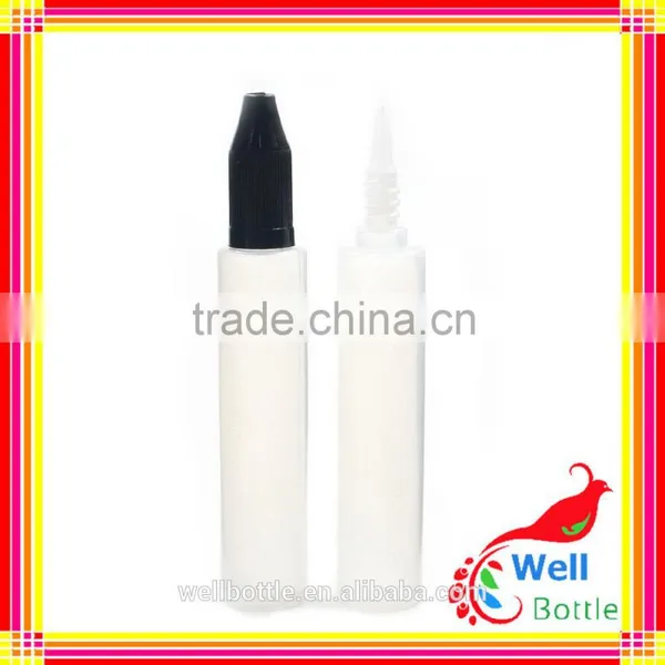 Tamper Childproof Unicorn Bottle Black for 10ml 15ml 30ml pe Pen Plastic Dropper Bottle With pe Dropper Bottle P-090R photo-5