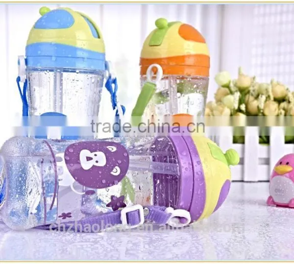 Plastic Water Bottle for Kids With Straw,good Design Kids Water Bottle photo-4