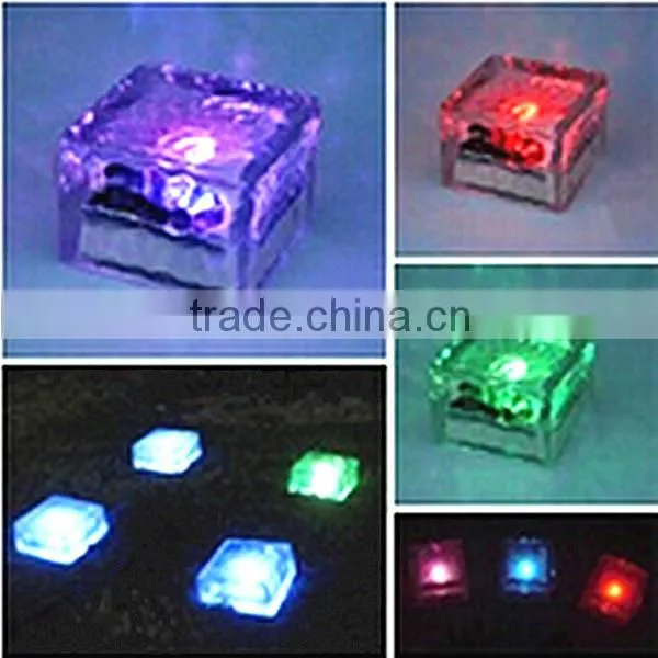 Outdoor Home Garden Led Paver Light Glass Solar Ice Brick Light photo-6