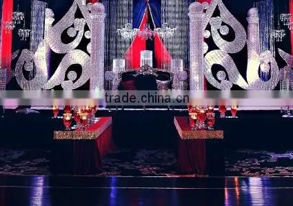 Gorgeous Latest and Nice Produce Crystal Table Wedding Crystal Mandaps photo-5