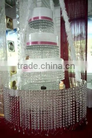 Wedding Hanging Cake Stand for Wedding Decoration Centerpieces With Crystal Chandelier photo-2