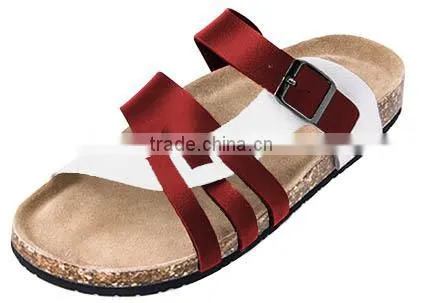 New Design Slippers,hot Sale Slippers, PU Cork Sole Slippers photo-4