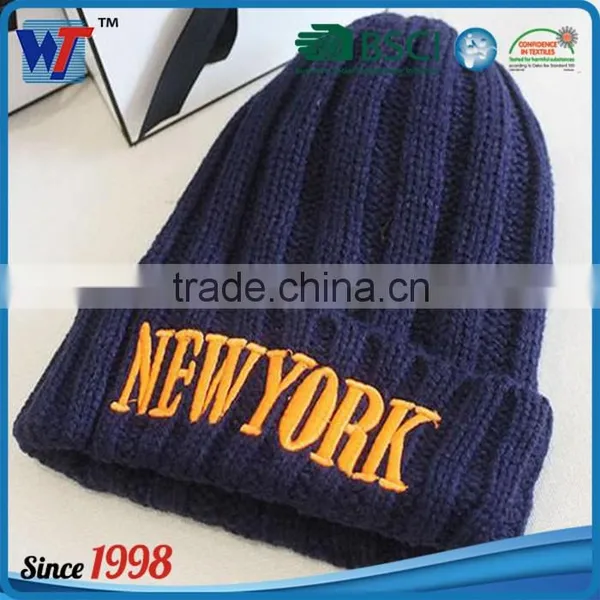 Multi Color Wooly Knit Cool Beanies Pom Beanie Mens Hats photo-2