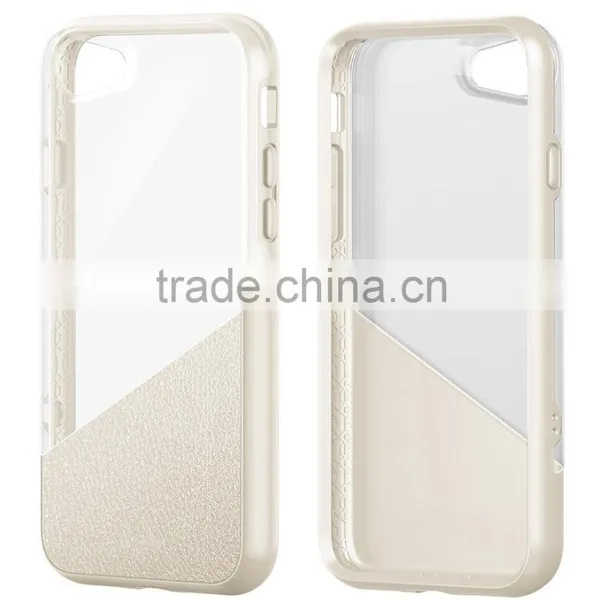 Newly Double Layer PC Case Leather Case for Apple IPhone 7 (4.7") photo-2
