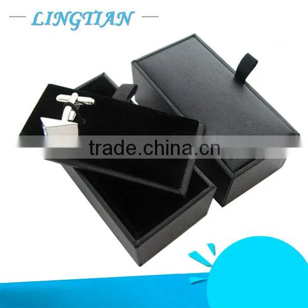 leather cufflink box