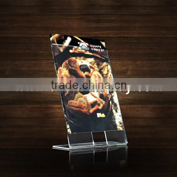 Transparency Acrylic Table Card Display Menu Card Holder photo-5