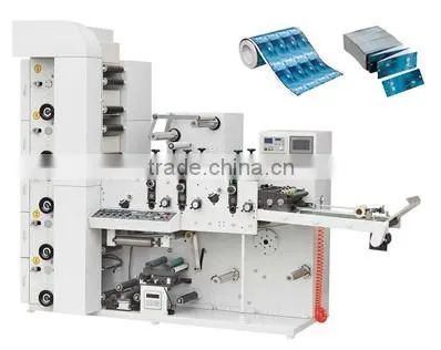 ZBRY-320-4 Three Die Cutting Station Flexo Printing Machine