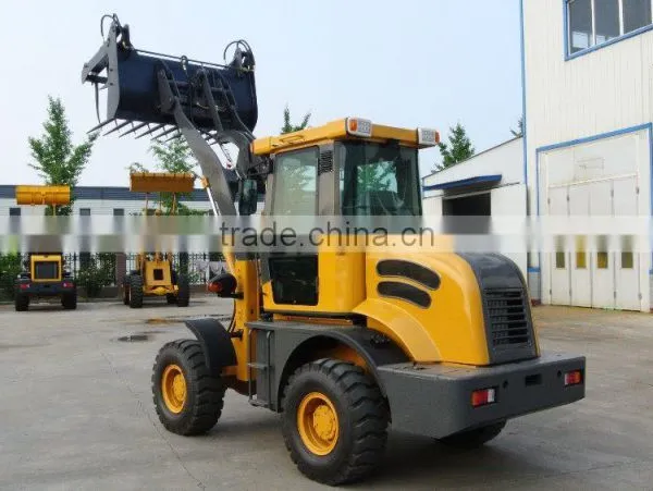 Manufacturer Articulated 1.5Ton ZL15 Mini Wheel Loaders With Various Attachments photo-2