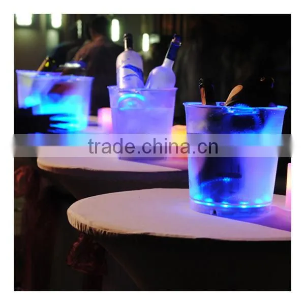 Party Decoration Led Lighted Ice Bucket, Ice Bucket Led for CIROC