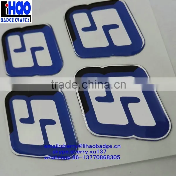 2016 OEM Transparent Soft Epoxy Resin Label Sticker photo-3