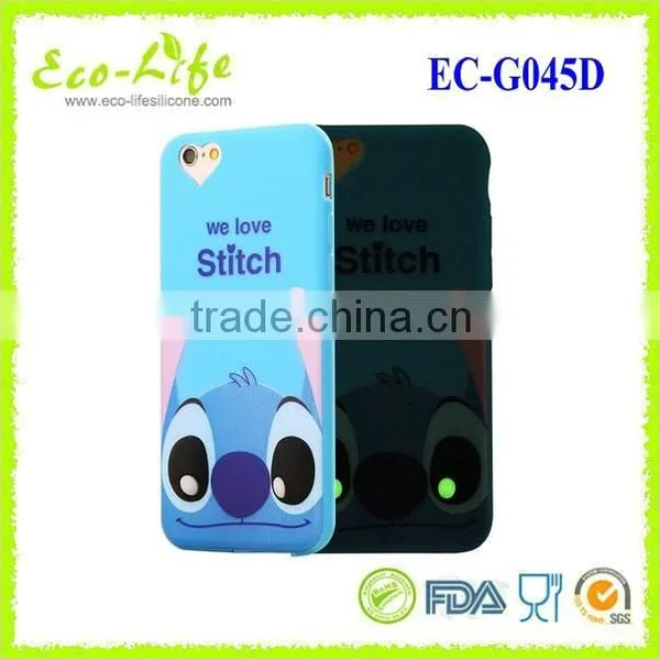 3D Cartoon Luminous Silicone Phone Cover For for I 5/6/s/plus photo-6