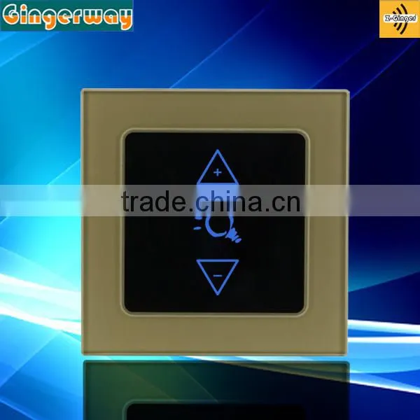 GW-6328-V Smart RF 1-Gang Wall Touch Dimmer OEM Smart Home Automation Wireless Remote Control Lighting Switch