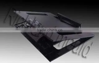 Folded laptop stand