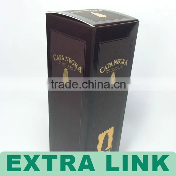 Custom Single Bottle Paper Cardboard Wine Box photo-3