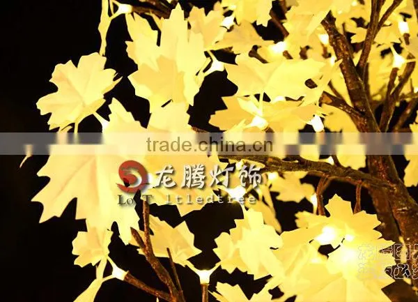 3m Copper Wire Warm White Led Simulated Maple Trees photo-5