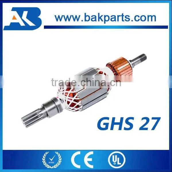 High Quality Power Tool Spare Parts B0SCH GSH 27 Demolition Hammer Armature Rotor 220V