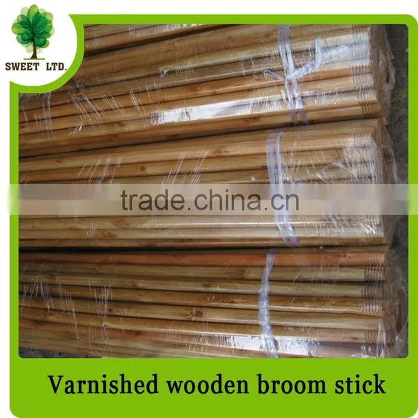 Well Straight Varnished Wood Mop Stick With Cheap Price and High Quality photo-5