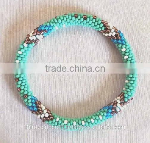 Rollover Glass Bead Bracelets photo-5