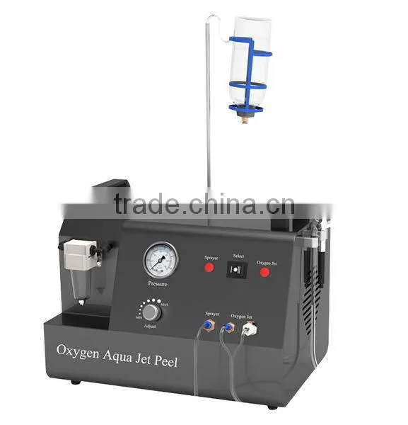 Best Oxygen Jet Facial Machine Portable Oxygen Salon Water Jet Facial Peel HO2 Skin Deeply Clean photo-2