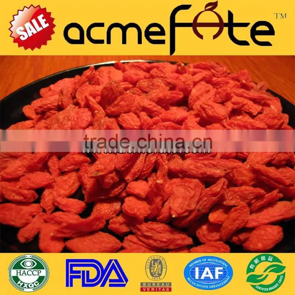 Organic Ningxia Hot Sale Goji Berries