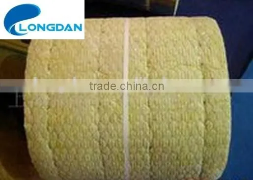 Cheap Price Thermal Insulation Basalt Rock Wool Blanket With Wire Mesh photo-2