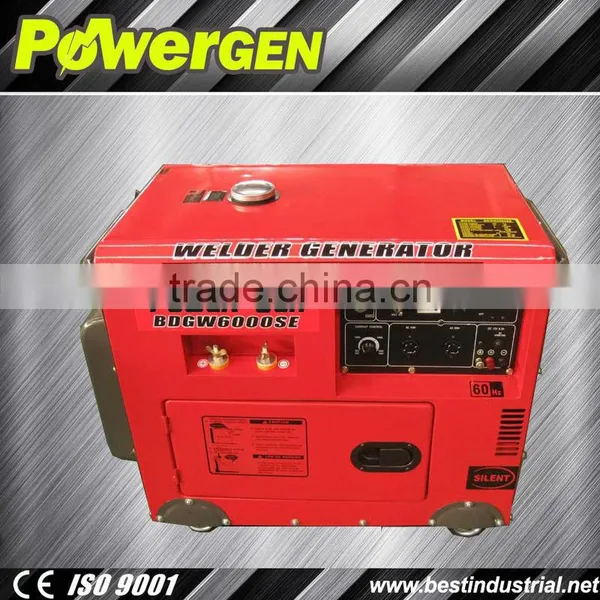 New design!! Dc welder air-cooled 5kva Diesel Welding Generator