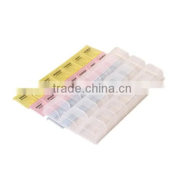Wholesale Medication Monthly Pill Box Plastic Pill Container photo-3