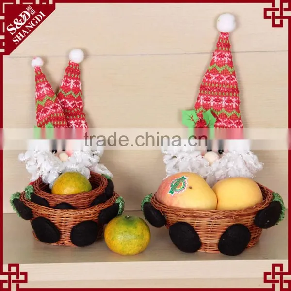 Cheap New Wicker Craft Gift Christmas Decorations Basket Made in China photo-3