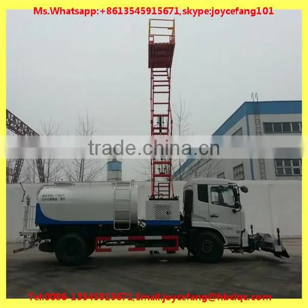 10000Liters High Pressure Road Washer Truck With Hydraulic Lifting photo-2