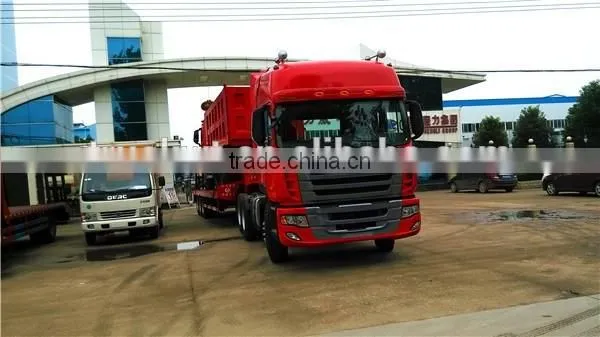 CLW 3 Axis 60ton Low Flatbed Semi Trailer for Sale photo-3