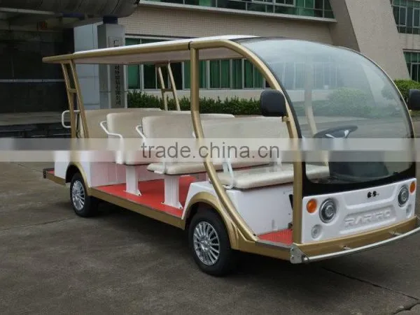 14 Seats Personal Transport Electric Tourist Bus Golf Vehicle photo-3