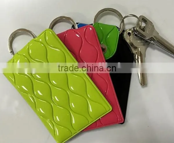 Fashionable Pvc Business Card Holder With Keyring,plastic Card Case With Keyring photo-3