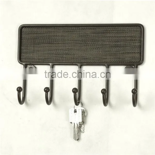 Store More Textilene Door 5 Hook Key Rack photo-2