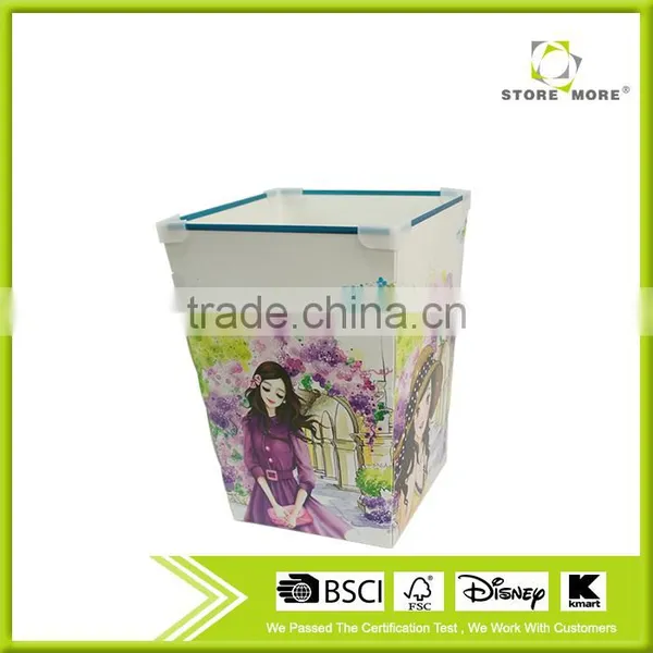 Bed Room/Desk/Office DIY Square Plastic Trash Can photo-6