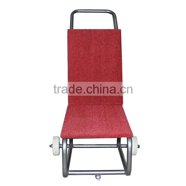 Gold Metal Hotel Luggage Trolley for Luggage Remove photo-4